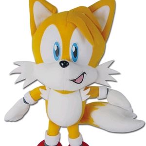 Sonic the Hedgehog " Tails Holding Tail Plush 9"